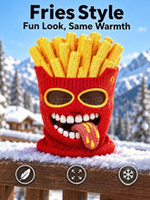 Men's Outdoor Knitted Thermal Balaclava with a Quirky Design