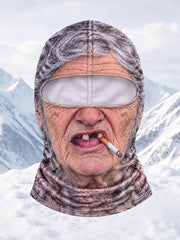 Men's Outdoor Warm Balaclava with Funny Expressions